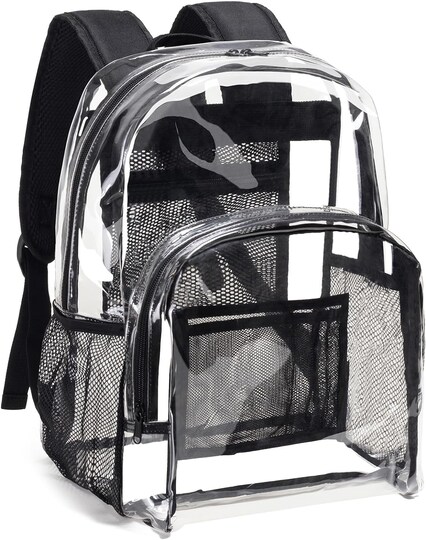 Clear pvc backpack hotsell
